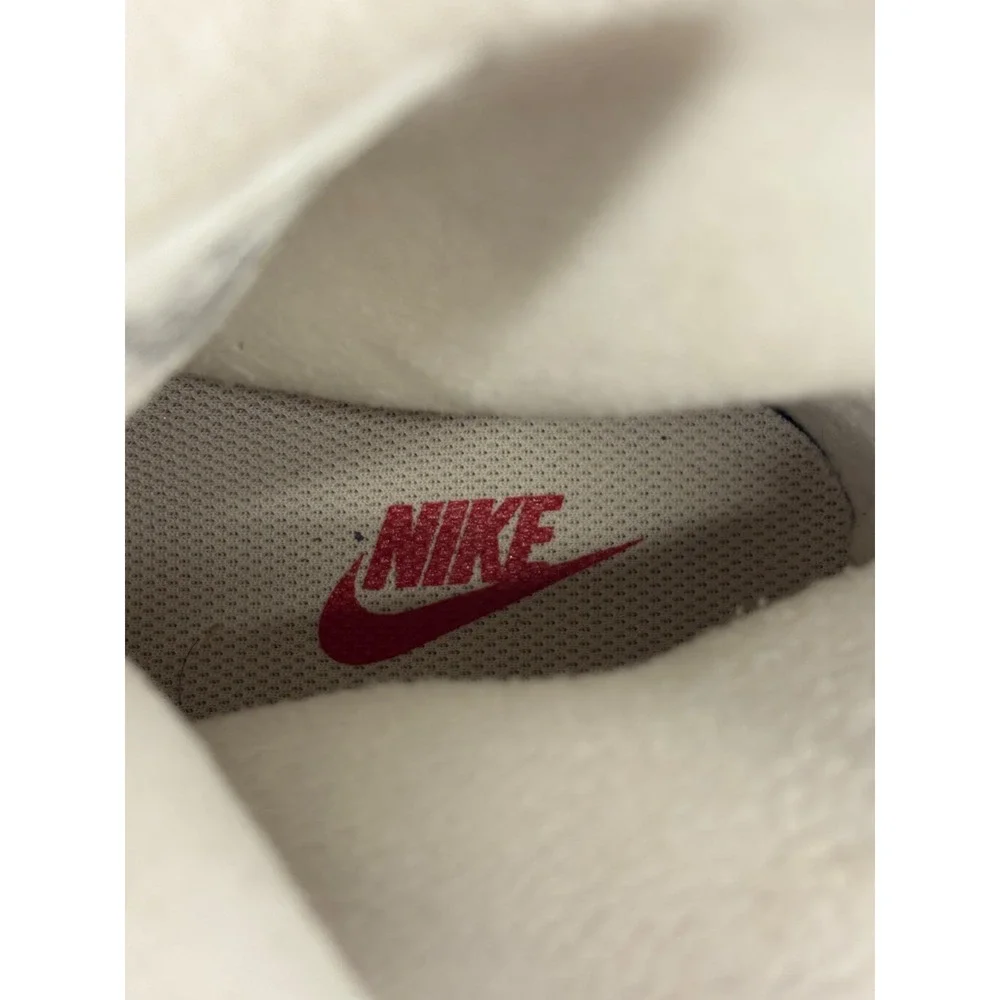 Nike Tanjun High Rise Sneakers Womens 7.5 Ivory Fleece AO0355-005